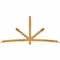 Ekena Millwork Alberta Rough Sawn Timber Gable Bracket, Western Red Cedar, 108"W x 49"H x 4"D x 4"F, 11/12 Pitch GBW108X49X0404ALB00RWR - alternate 1